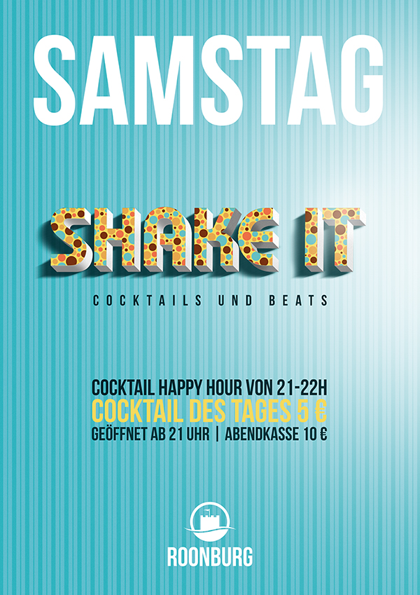 samstag 21 uhr - shake it